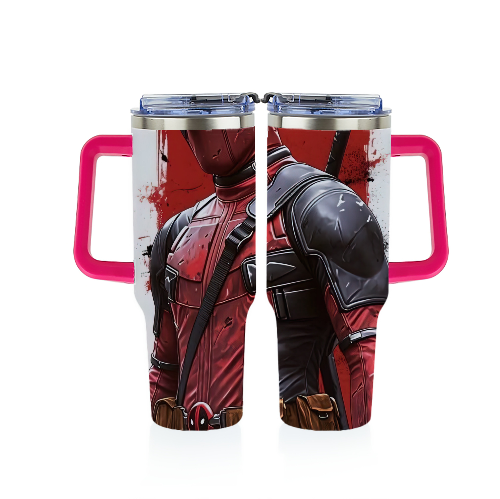 （画像用） Deadpool デッドプール 1200ｍLフルプリント車用タンブラー